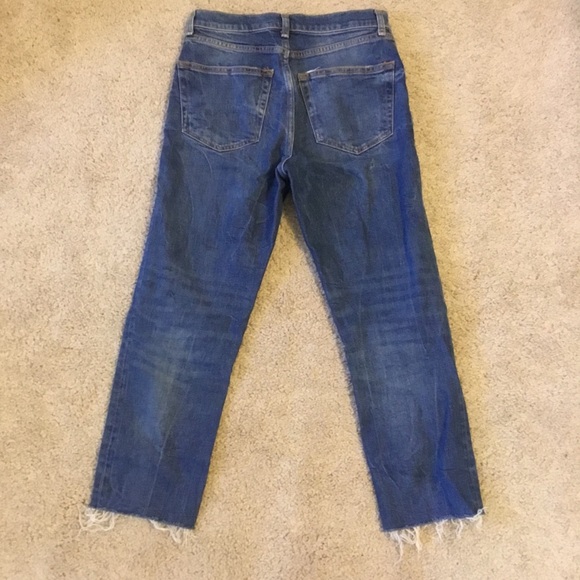 Zara Straight Fit High Waste Denim - Picture 5 of 8